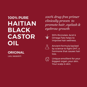 Haitian Black Castor Oil: Original